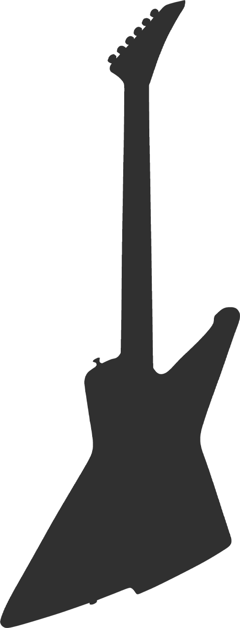 Demmelition Fury - Electric Guitar Clipart (487x1272), Png Download