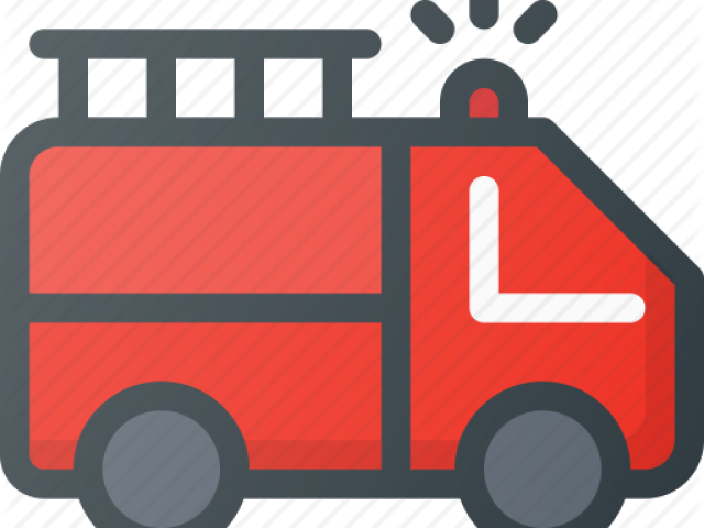 Alarm Clipart Fire Truck Siren - Png Download (640x480), Png Download