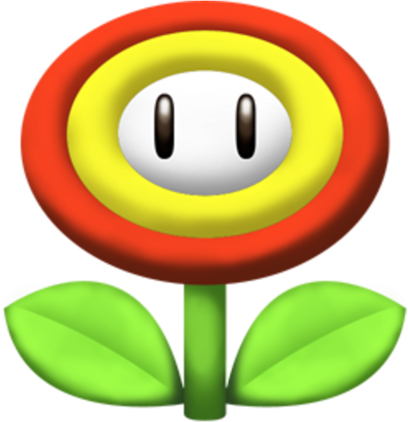 Super Mario Icons Flower Clipart Full Size Clipart (3431284
