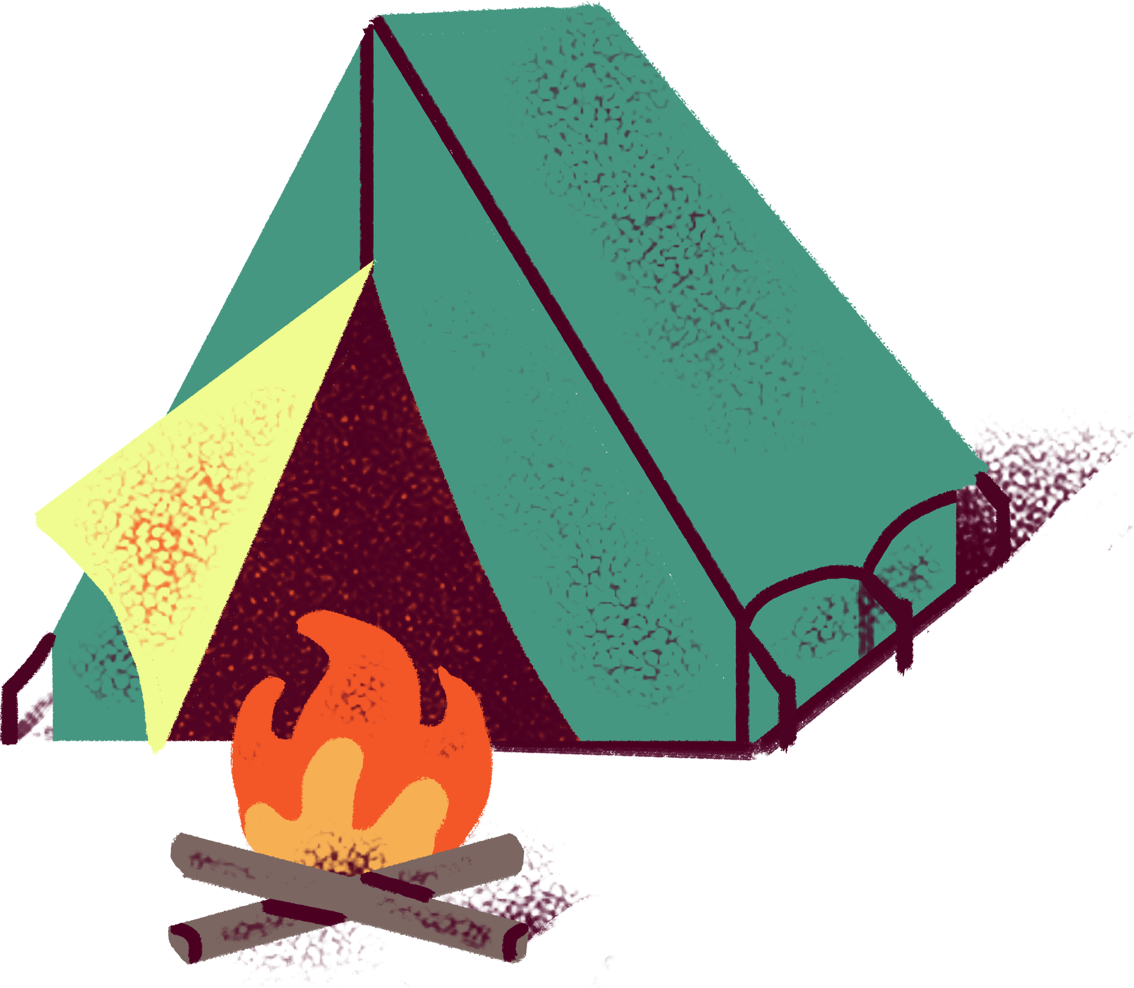 Boq 2018 Icon Camping Final - Illustration Clipart (921x832), Png Download