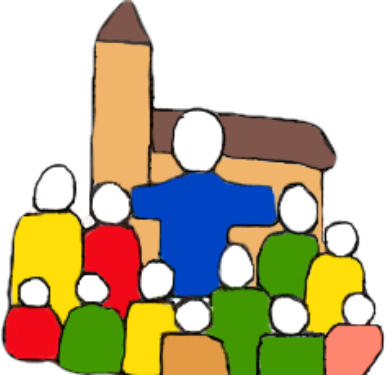 St Joseph's Roman Catholic Church Ansdell - Cartoon Clipart (2000x1202), Png Download