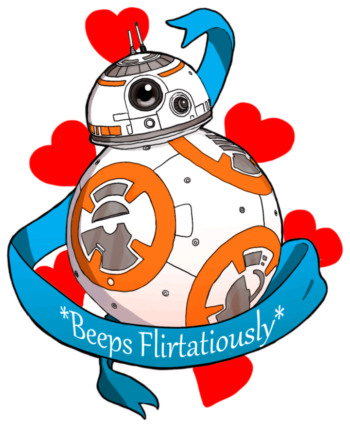 Bb-my Valentine By Mattllo13 - Star Wars Valentine Clipart - Png Download (894x894), Png Download