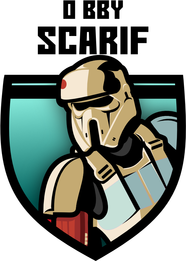 Coastal Defender Stormtrooper, Scarif - Cartoon Clipart (732x980), Png Download