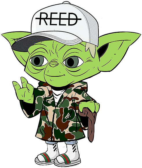 Yoda X Streetwear X Reed - Cartoon Clipart (600x600), Png Download