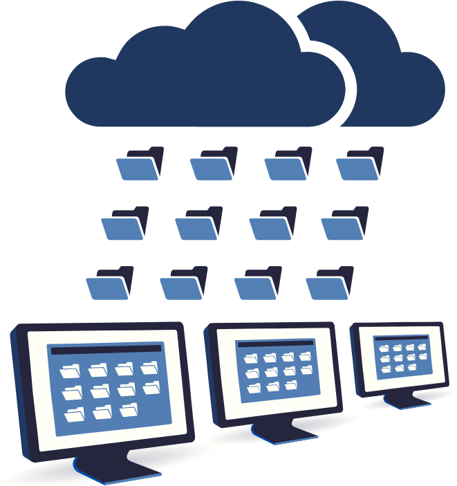 Cloud Services Are It Services That Are Delivered To Clipart (697x746), Png Download