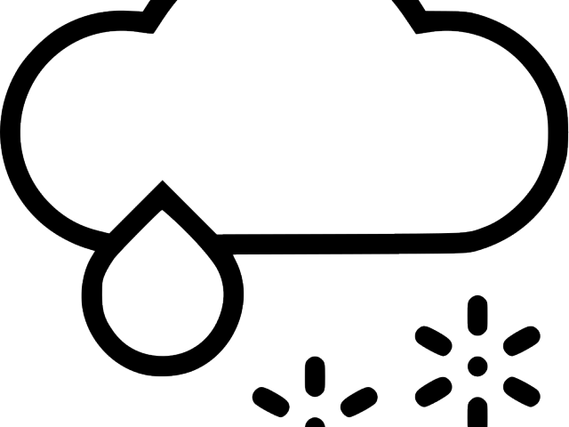 Snow White Clipart Rain - Wintry Mix Clipart - Png Download (640x480), Png Download