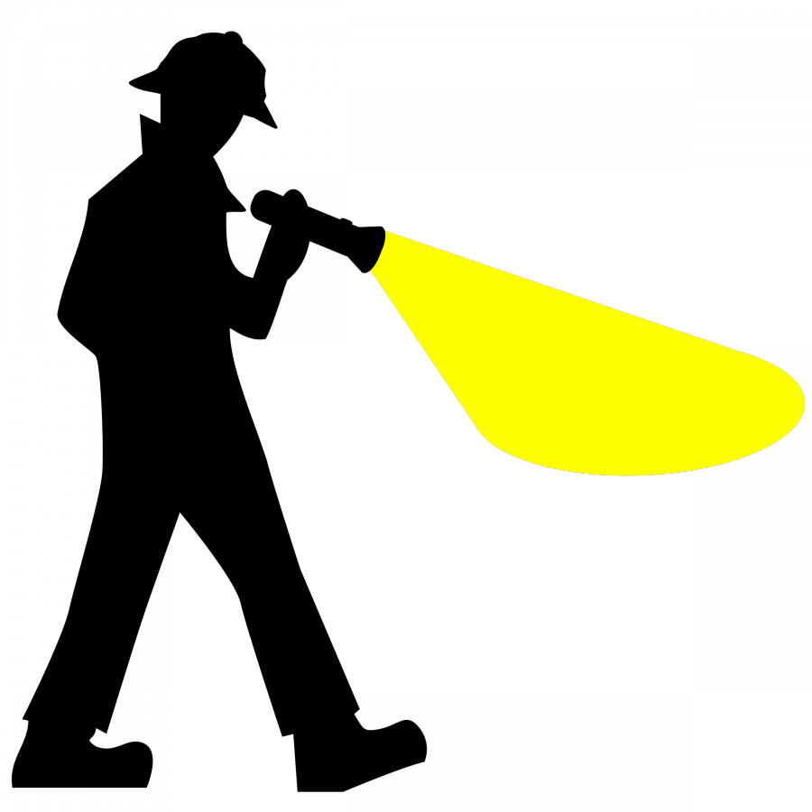 Detective - Detective Silhouette Clipart (900x900), Png Download