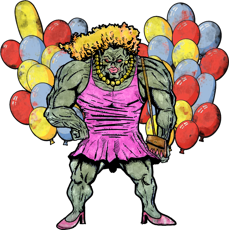 Helot Drag Baloons Final - Cartoon Clipart (1000x1000), Png Download