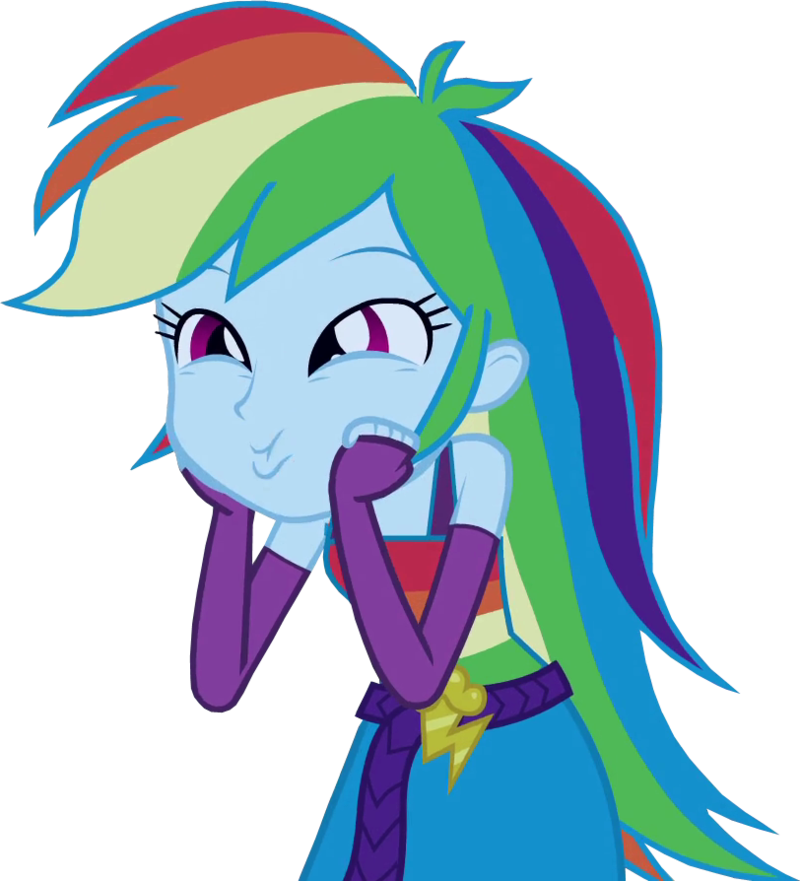 Rainbow Dash Equestria Girls Png Pic - Mlp Equestria Girls Baby Rainbow Dash Clipart (800x881), Png Download