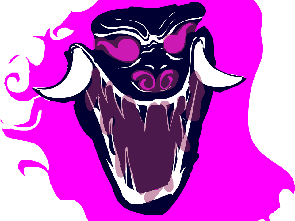 Oni Mask Transparent - Oni Mask Transparent Background Clipart (962x721), Png Download