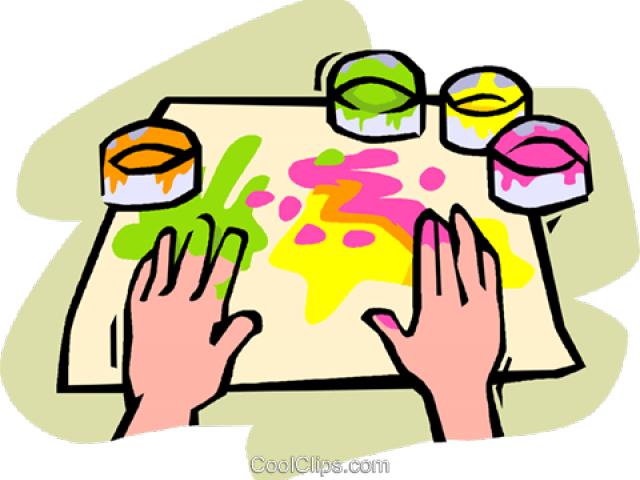 Download Finger Painting Clip Art - Png Download (#3438130) - PinClipart