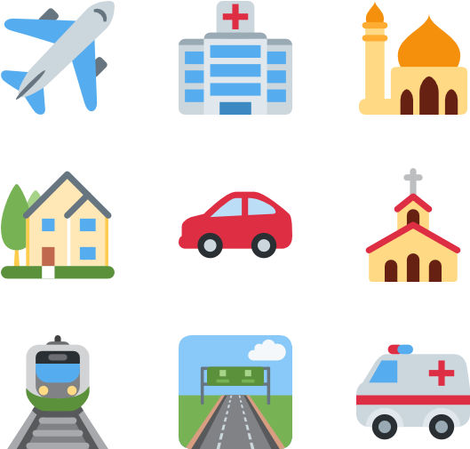 Travel Places Clipart (600x564), Png Download