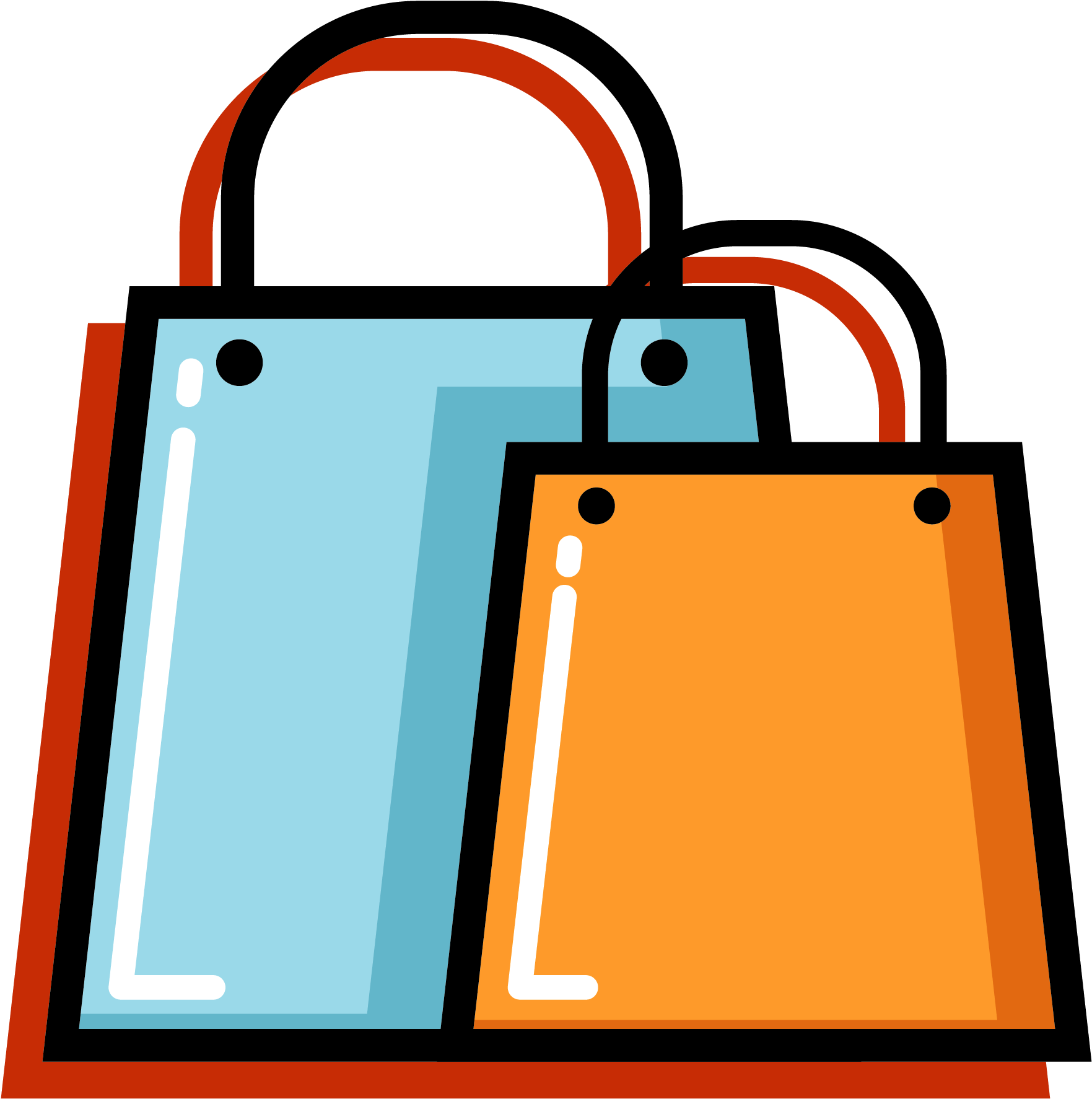 “bridging” In Retail Selling Skills - Handbag Clipart (1931x1954), Png Download