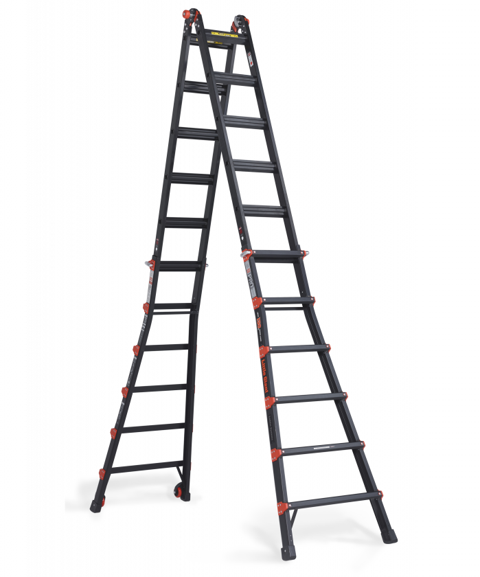 699 X 840 8 0 - Black Folding Ladder Clipart (699x840), Png Download