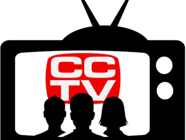 Cctv Clipart Cc Tv - Png Download (640x480), Png Download