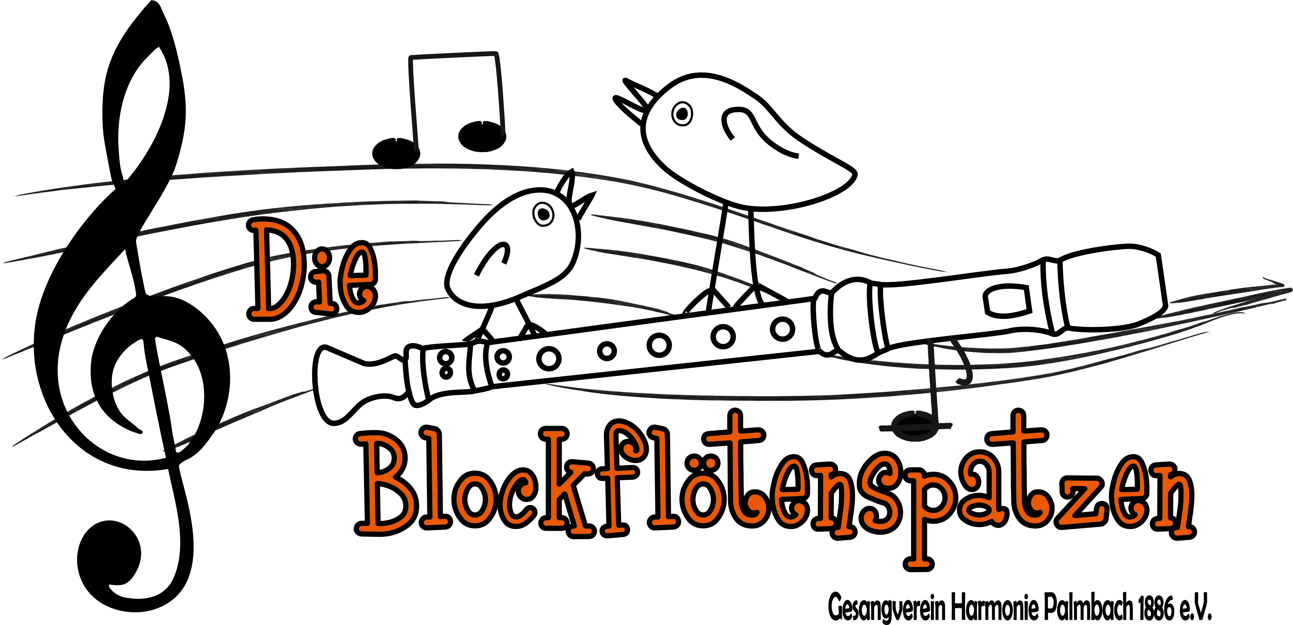 Sommerfest Der Harmonie - Treble Clef Clipart (4989x2388), Png Download