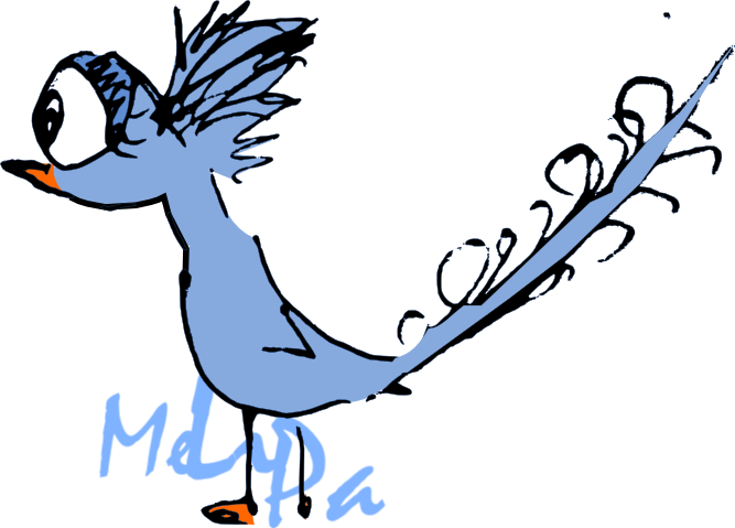 Free Scrap Bird Doodle Png Clipart (667x479), Png Download