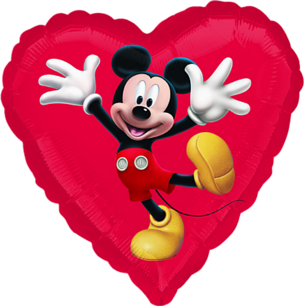 Mickey Mouse With Heart Clipart Full Size Clipart (3441024) PinClipart