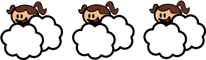 Ein Paar Stereotypen Figuren Einige Schöne Und Viel - Cartoon Clipart (1250x281), Png Download