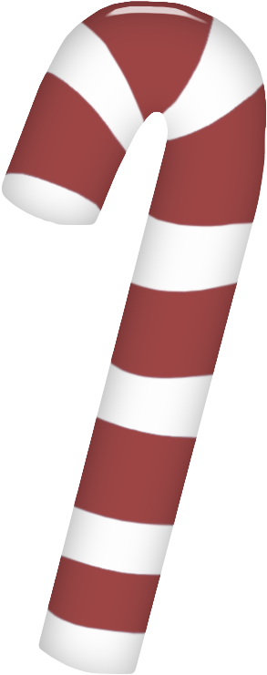 Candy Canes, Clip Art, Embellishments, Ornaments, Stick - Candy Cane - Png Download (458x791), Png Download