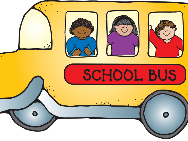 School Clipart Clipart School School Bus - School Supplies Kids Clipart - Png Download (640x480), Png Download
