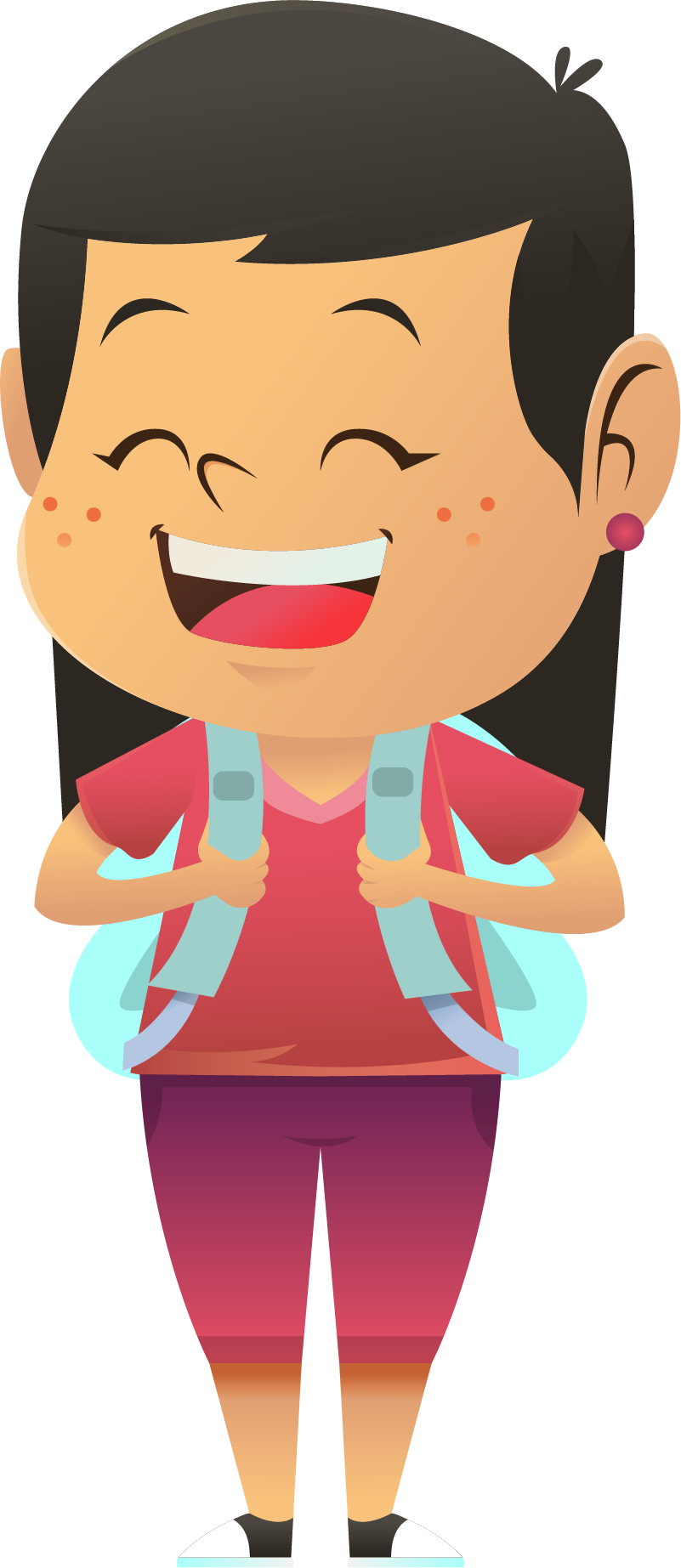 Little Boy Clipart School Boy - Clip Art - Png Download (801x1845), Png Download