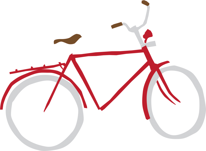 Free Png Download Old School Bike Png Images Background - Old School Bike Clipart (850x622), Png Download
