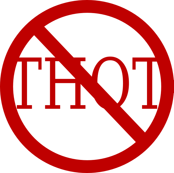 Anti Thot Clip Art - No Talking - Png Download (600x596), Png Download