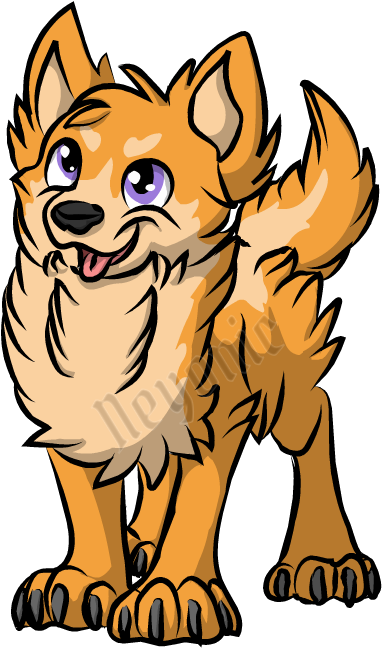 Dog Clipart Clipart Fluffy Puppy - Png Download (480x740), Png Download