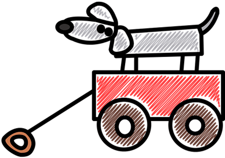 Dog Png Transparent - Peuter Animatie Clipart (1000x824), Png Download