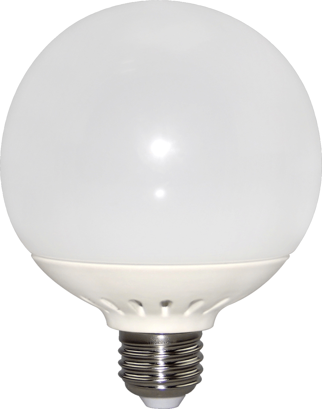 Farluma Led Kugel Matt 10w E27 2700k Dim - Incandescent Light Bulb Clipart (1087x1379), Png Download