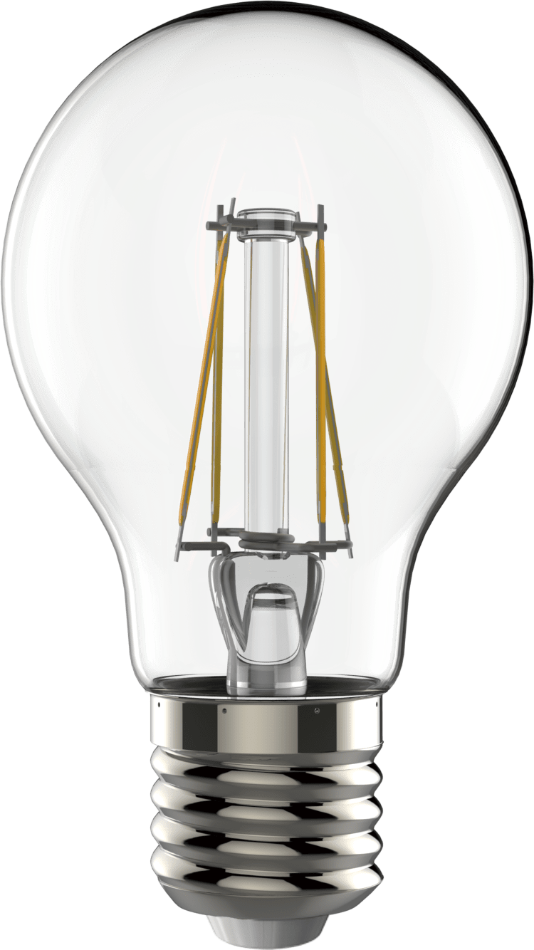 Farluma Filament Led Bulb Klar 5w E27 2700k Dim - หลอด ไฟ ใส Clipart (750x1334), Png Download