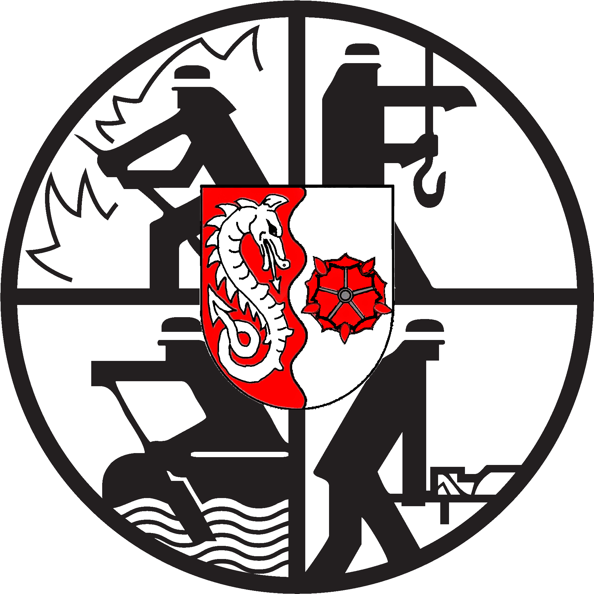 De/wp Logo - Fire Department Clipart (2000x2000), Png Download