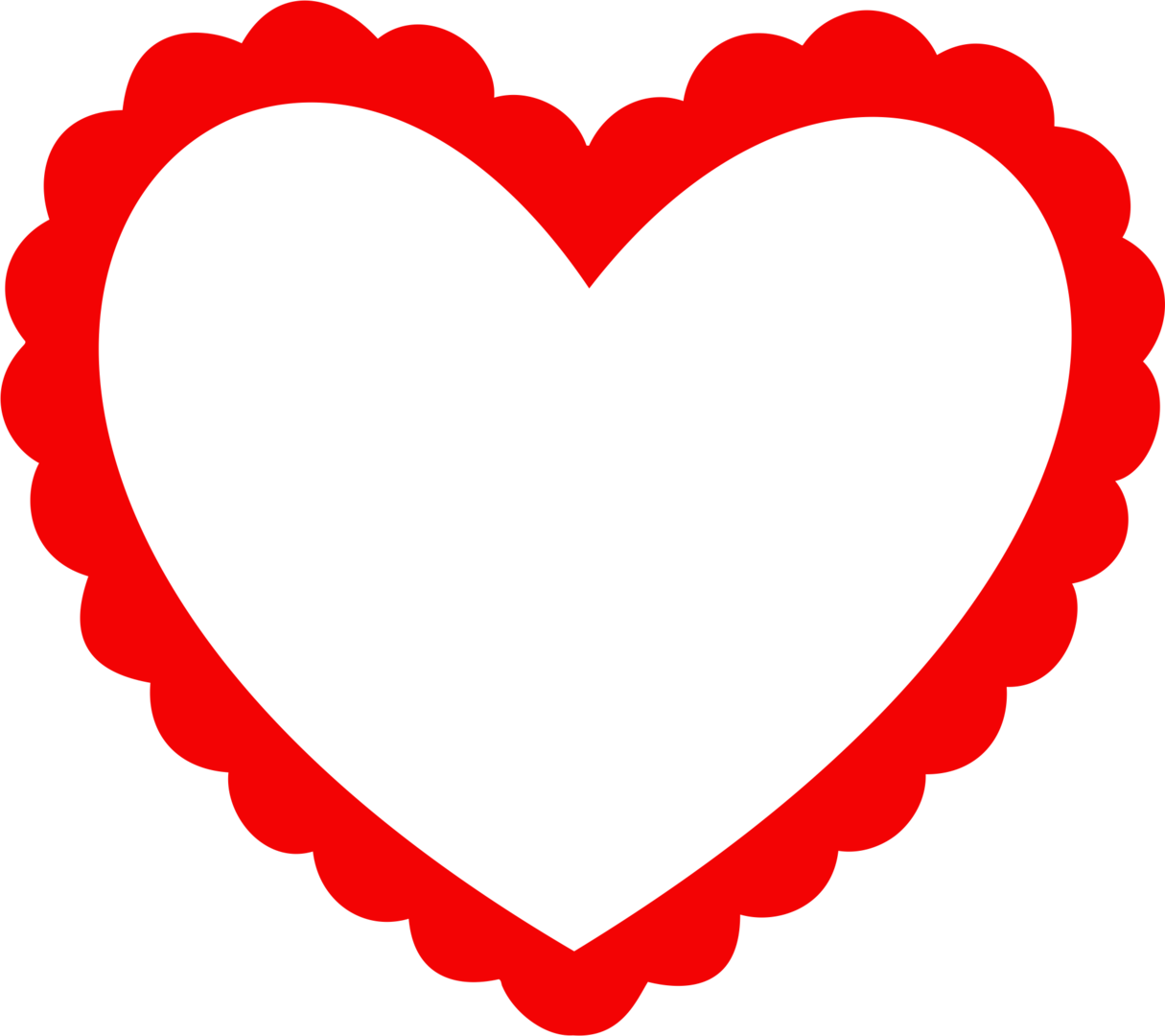 Santos, Dia Dos Namorados, Moldura, Padrão, Clip Art, - Heart - Png Download (1215x1080), Png Download