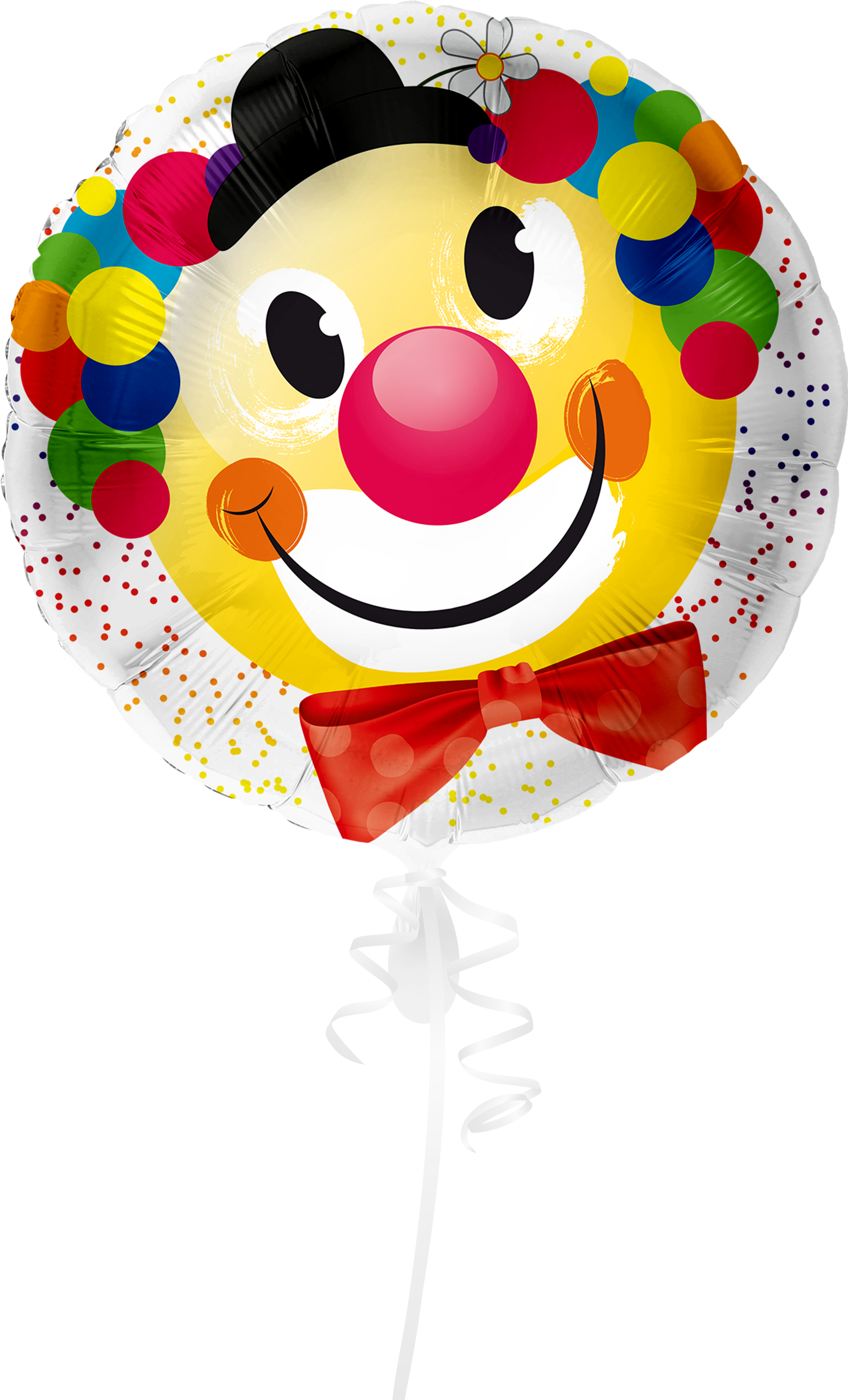 Fröhlicher Clown - Balloon Clipart (2298x3322), Png Download