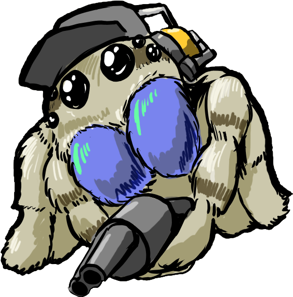 600x700, Daaawww Scout Spider ) - Cartoon Clipart (600x700), Png Download