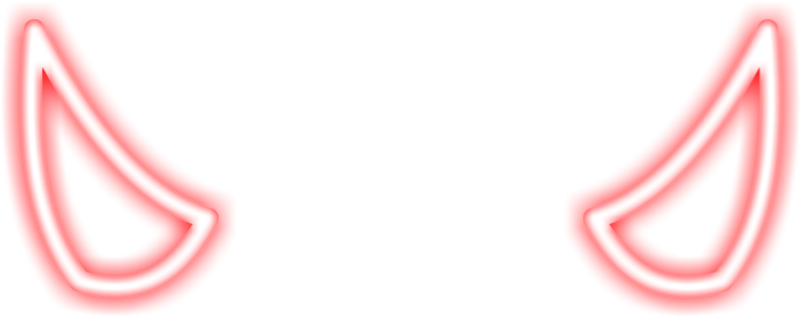 Horns Sticker - Circle Clipart (1024x539), Png Download