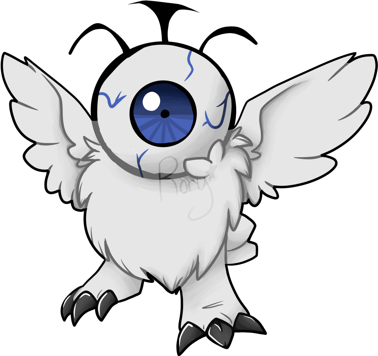 Eye Of The Owl - Cartoon Clipart (1280x1219), Png Download