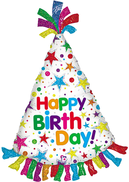 Happy Birthday Party Hat Clipart (700x629), Png Download