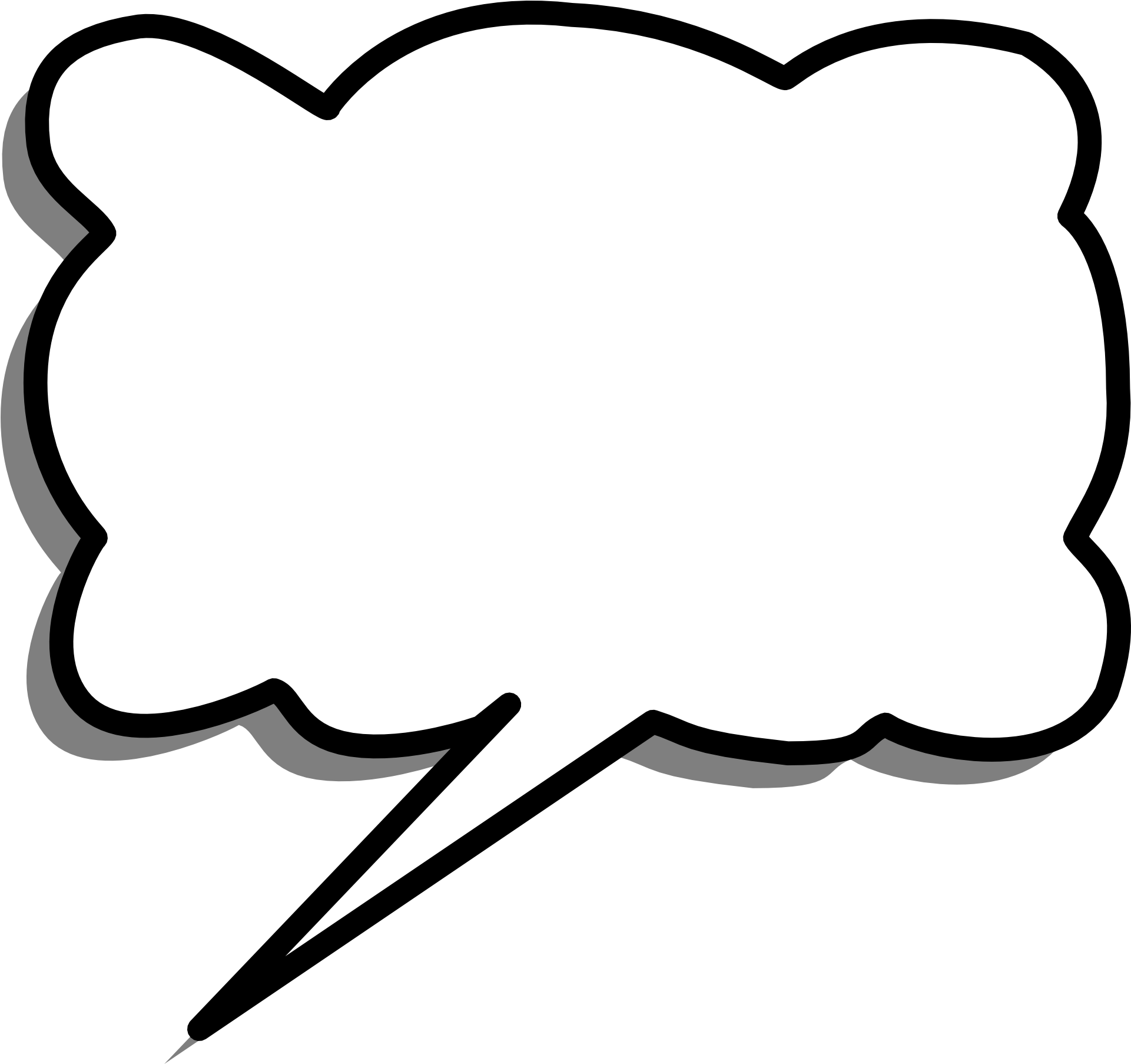 2037 X 1872 - Speech Balloon Clipart (2037x1872), Png Download