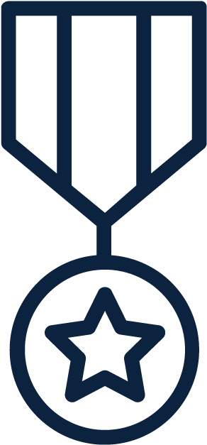 Military Students - Honor Icon Clipart (834x834), Png Download