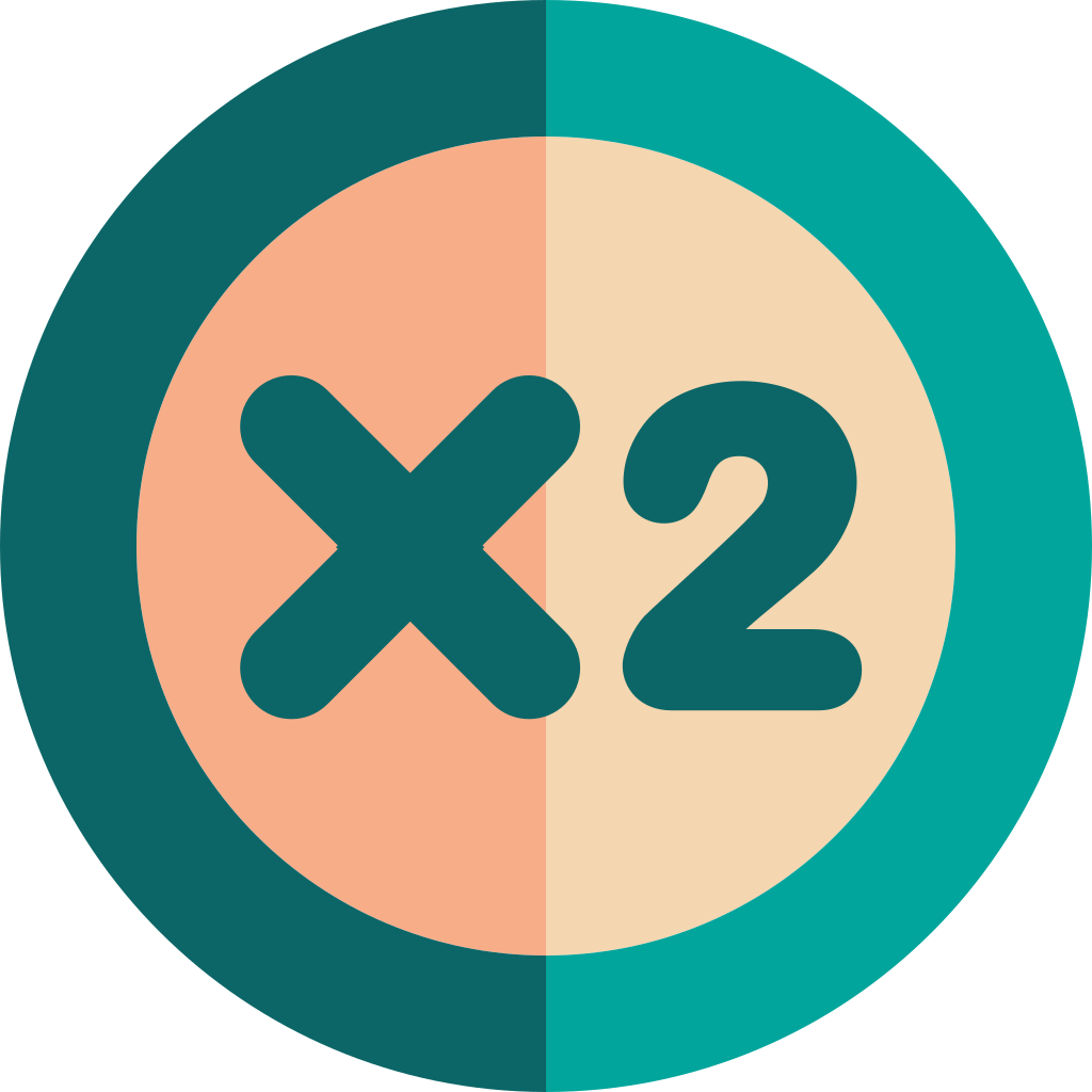 Toicon Icon Pictogram Repeat Svg - X2 Icon Clipart (1024x1024), Png Download