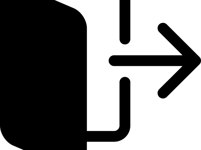 Exit Clipart Svg - Png Download (640x480), Png Download