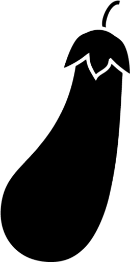 Eggplant - Illustration Clipart (750x750), Png Download