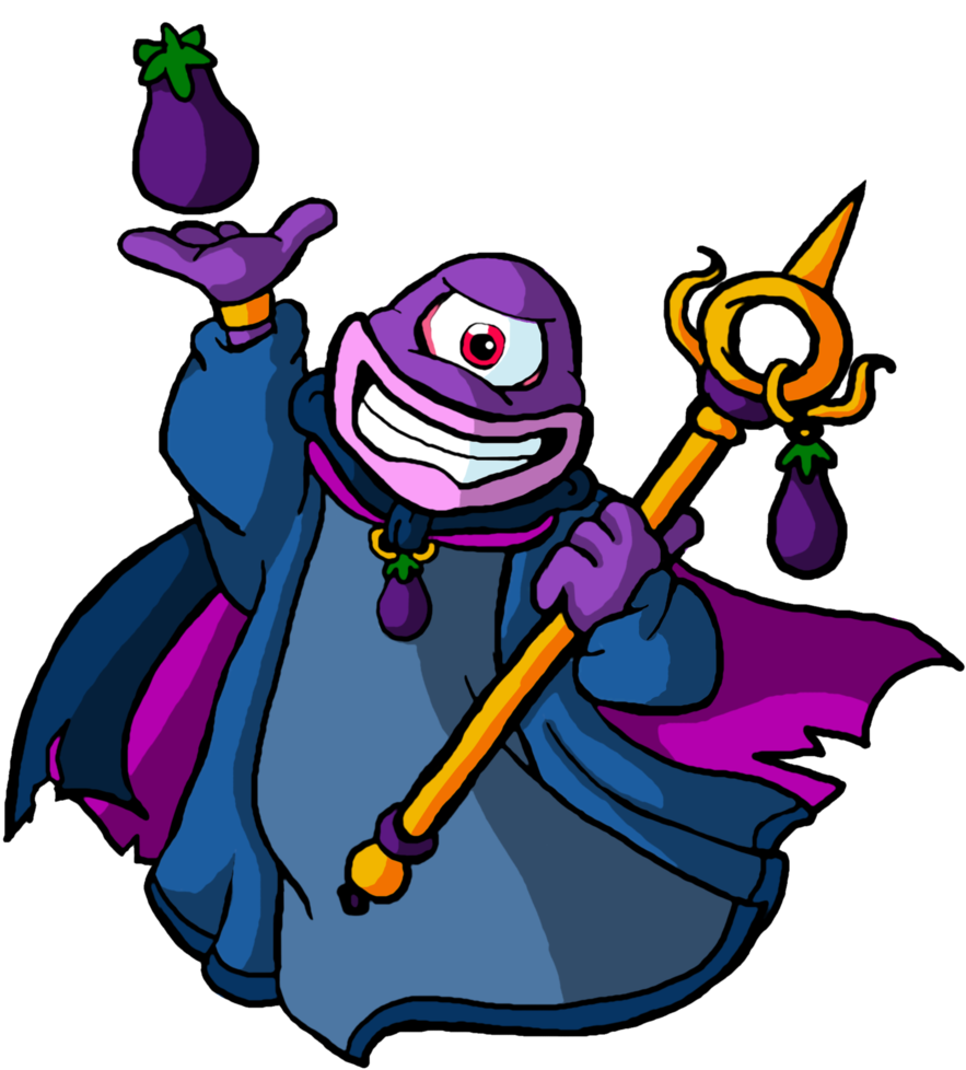 Damn Eggplants - - Eggplant Wizard Clipart (900x1030), Png Download