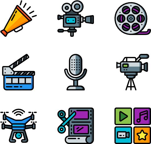 Video Production Clipart (600x564), Png Download