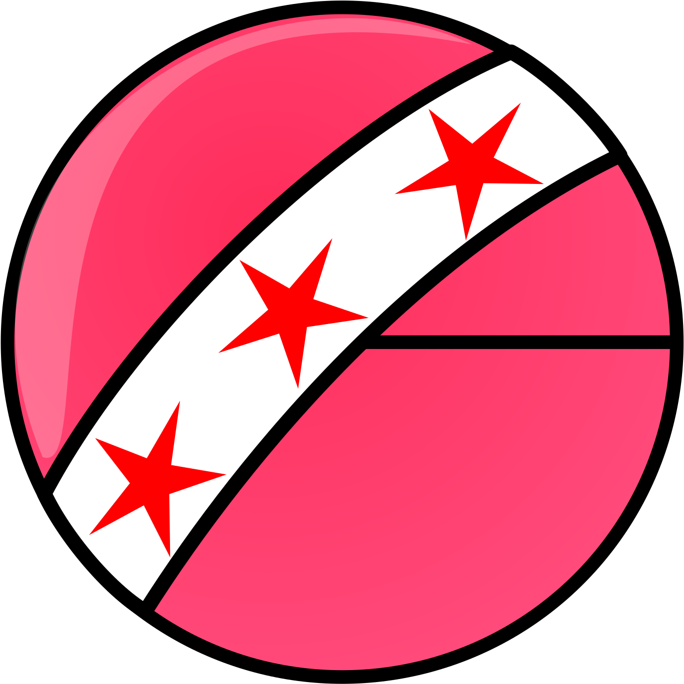 Red Ball Clip Art - Tennis Ball Clipart Black And White - Png Download (600x600), Png Download