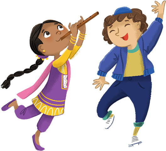 Meet The Characters - Cartoon Clipart (715x523), Png Download