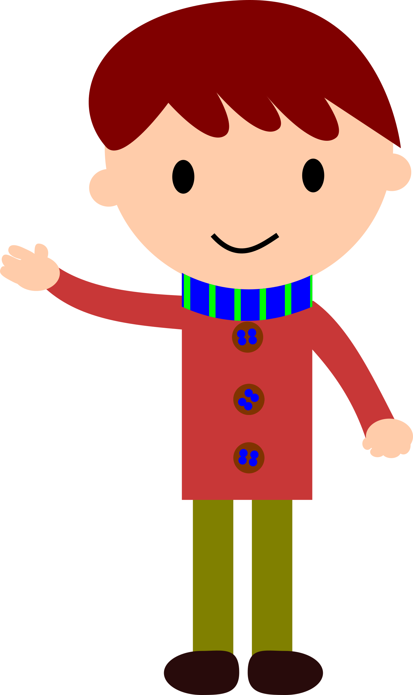 Download Clipart Of Boy, Ted And Choice - Gambar Animasi Anak Laki Laki