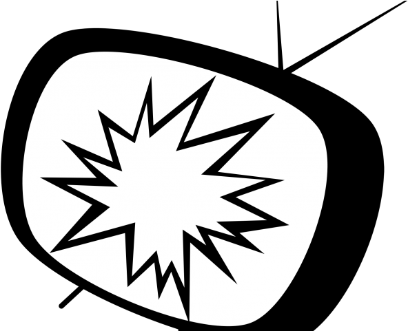 Tv Clipart Logo Png - Retro Tv Clip Art Transparent Png (640x480), Png Download